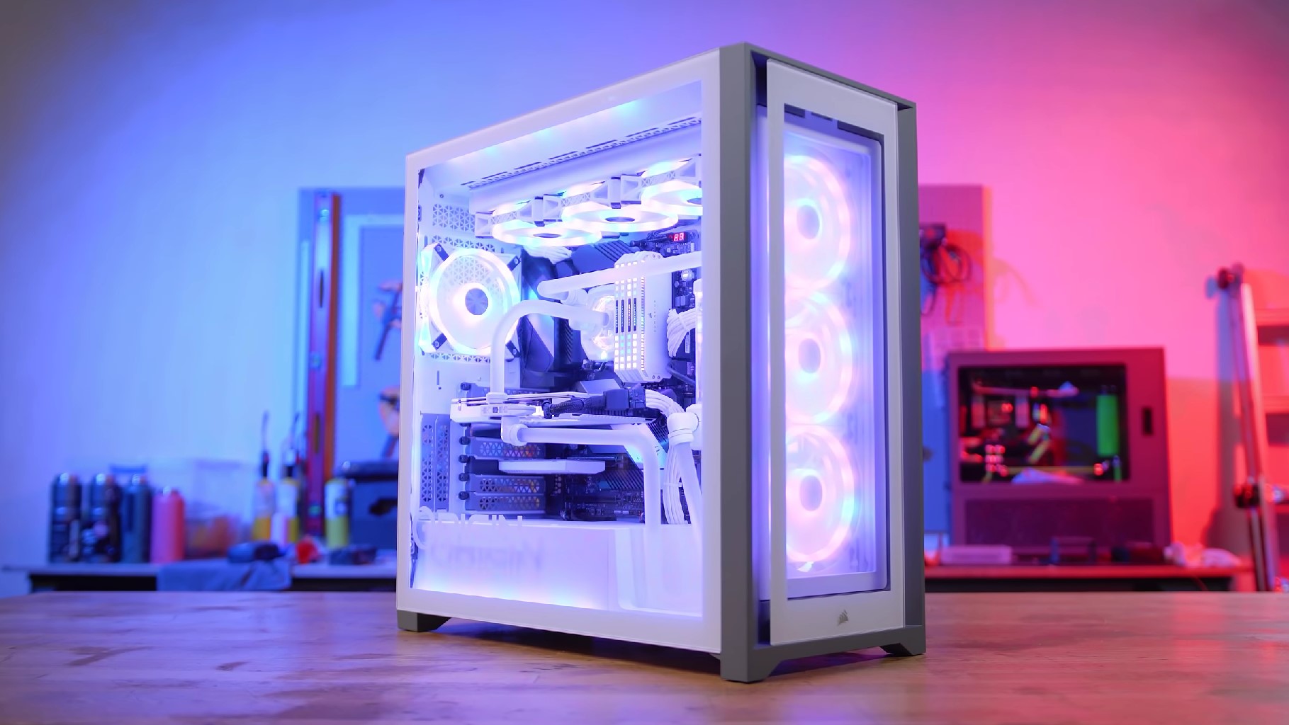 Custom Gaming PC with Open-Loop Cooling